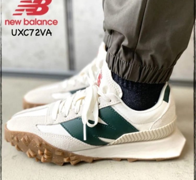 Newbalance Xc 72 Sea Salt Nightwatch Green Sneakers