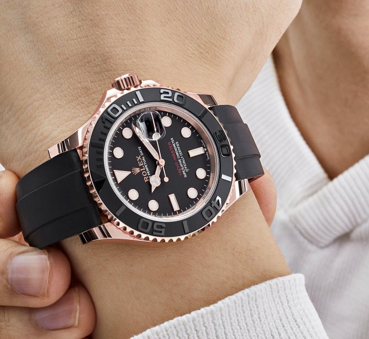 Rolex Yacht-master 40 126655 Rose Gold Black Dial 2025