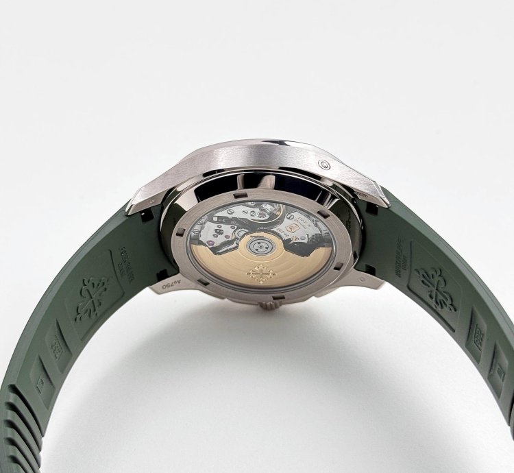 Patek Philippe Aquanaut 5968g-010 Chronograph White Gold Khaki Green Dial 2024
