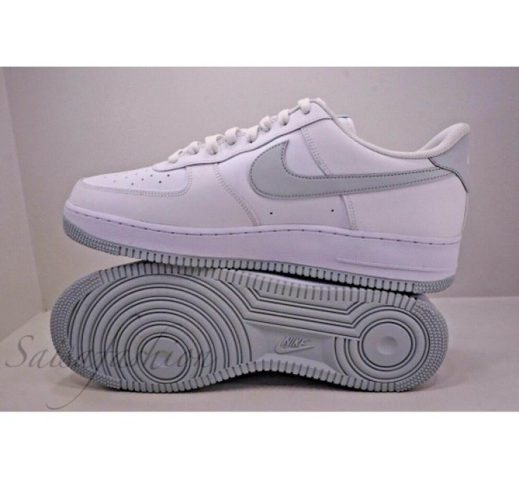 Niike Air Force 1 Low White Smoke Grey Sneakers