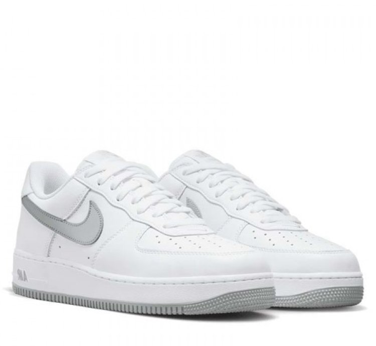 Niike Air Force 1 Low White Smoke Grey Sneakers
