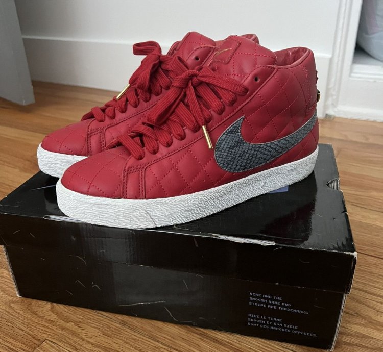 Supreme Nike Sb Blazer Red 2006