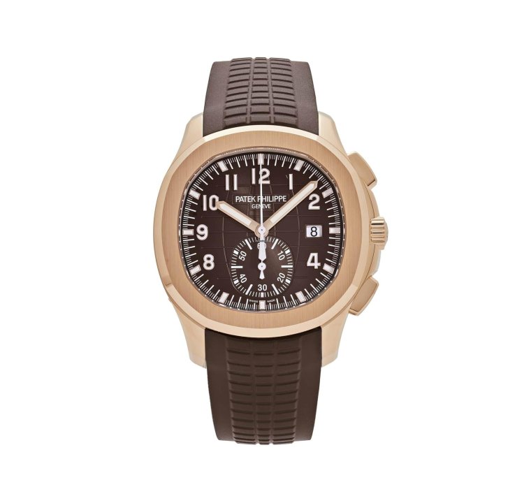 Patek Philippe Aquanaut 5968r-001 Chronograph Rose Gold Brown Dial 2023