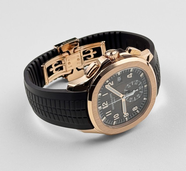 Patek Philippe Aquanaut 5968r-001 Chronograph Rose Gold Brown Dial 2023
