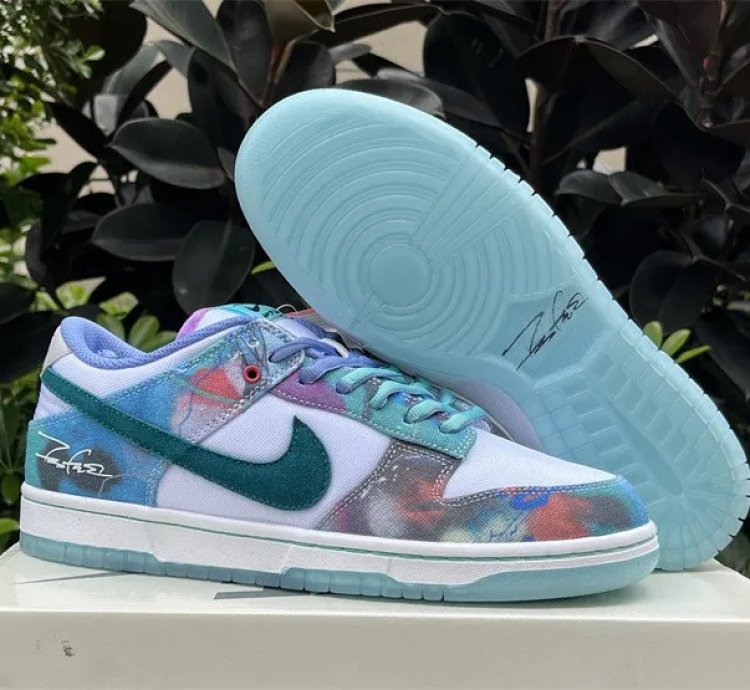Nike Sb Dunk X Futura Laboratories bleached Aqua
