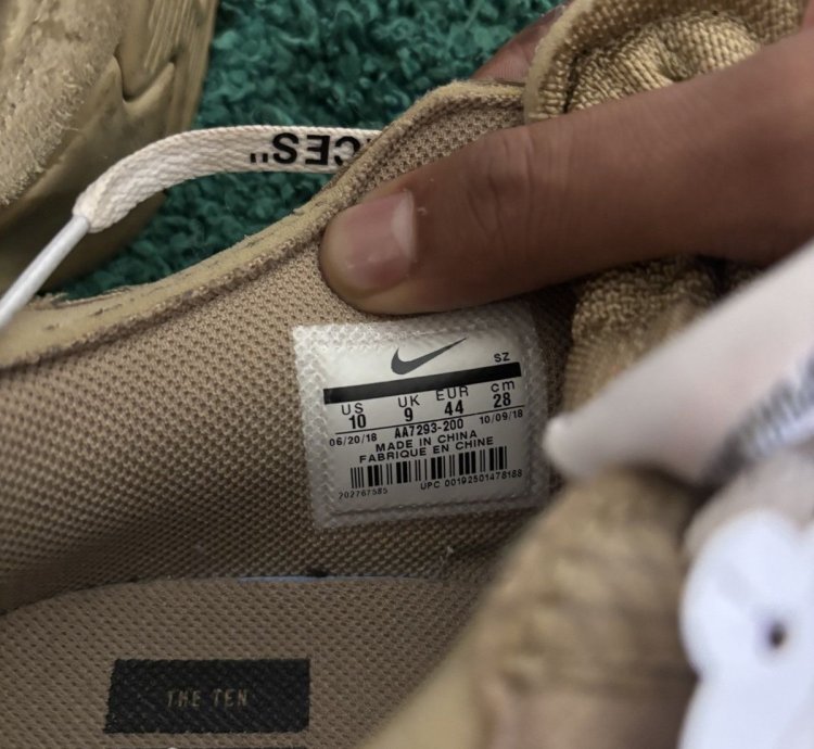 Nike Off-white Air Max 90 Desert Ore