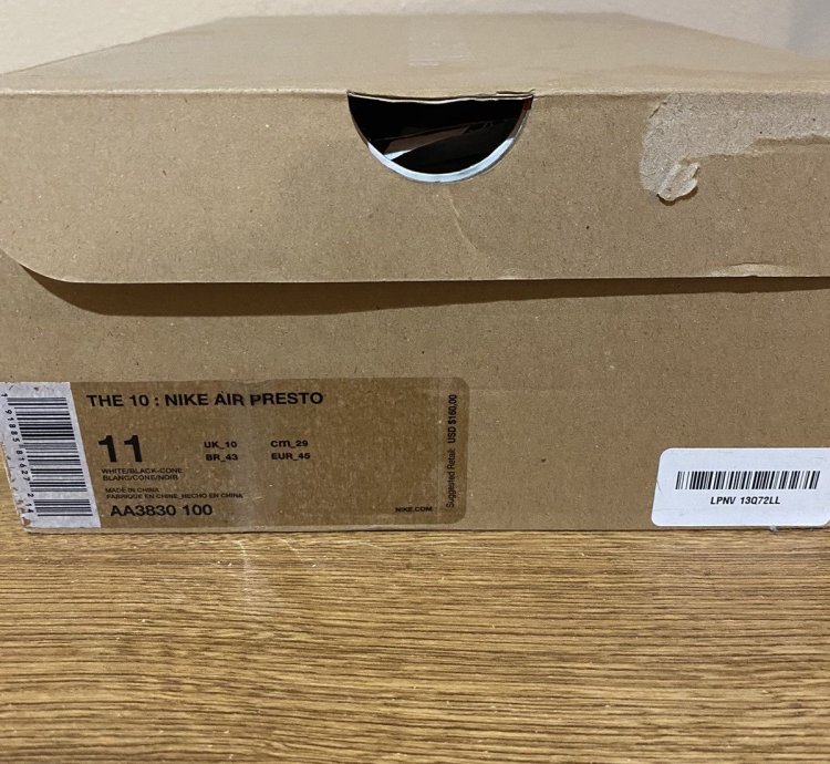 Nike Off-white Air Presto White Vnds