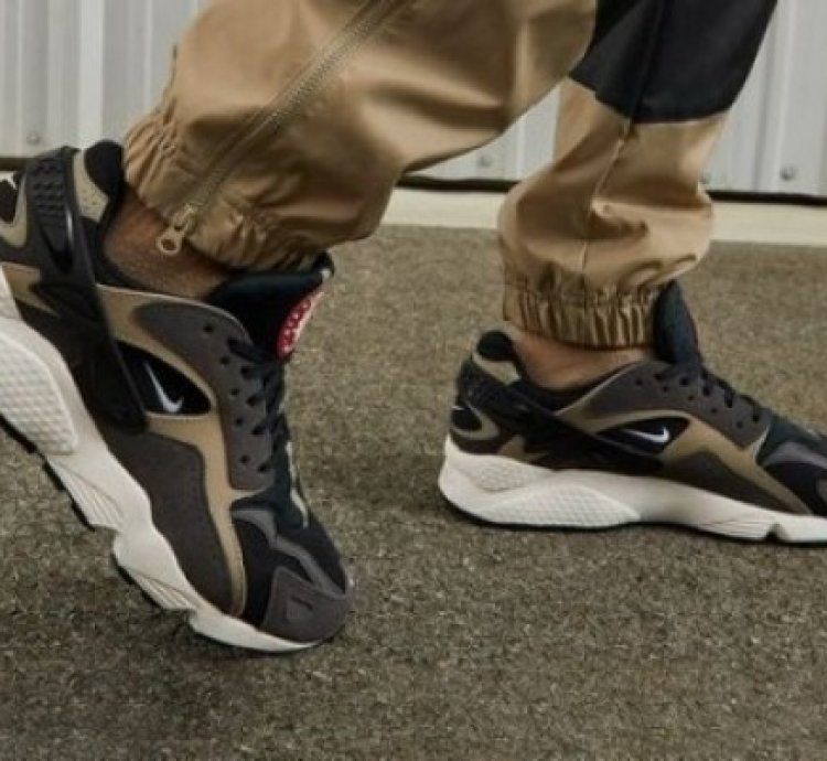 Nik E Air Huarache Runner Brown Running Shoes