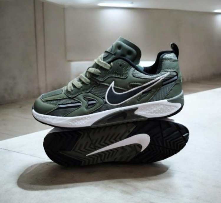 Nik E Air Jam Green Running Shoes