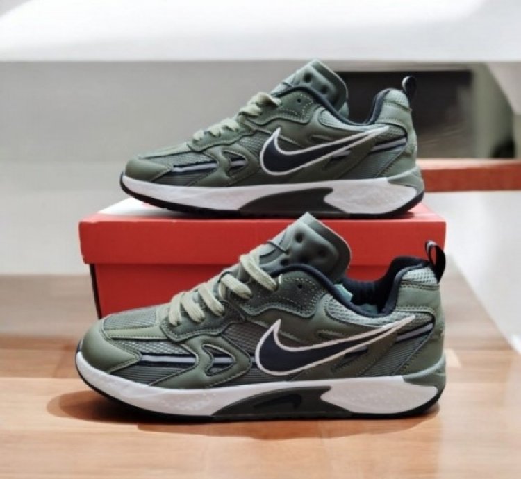 Nik E Air Jam Green Running Shoes