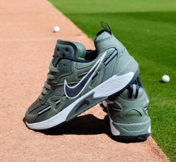 Nik E Air Jam Green Running Shoes