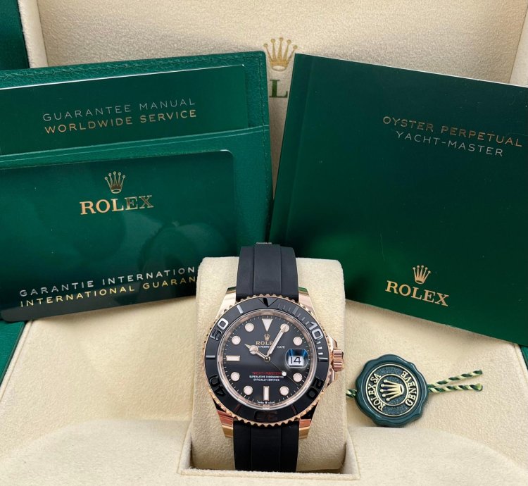 Rolex Yacht-master 40 40mm Rose Gold Oysterflex 126655 Unworn 2024