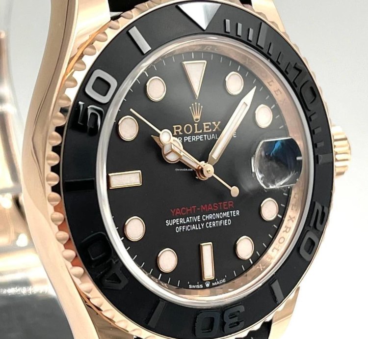 Rolex Yacht-master 40 40mm Rose Gold Oysterflex 126655 Unworn 2024