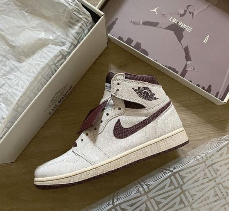 Nik E Air Jordan 1 High Ma Maniere Basketball Sneakers Semi Ua