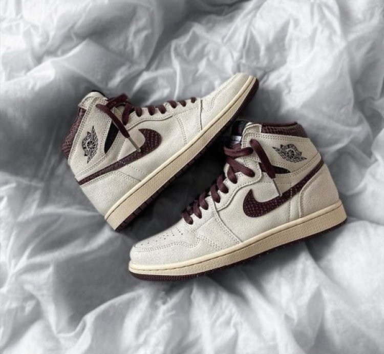 Nik E Air Jordan 1 High Ma Maniere Basketball Sneakers Semi Ua