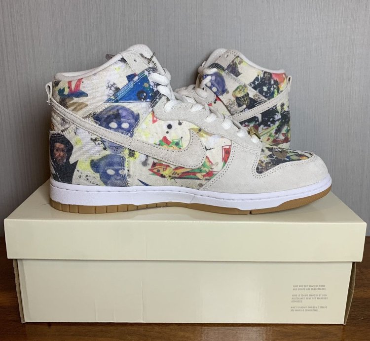 Supreme Nike Sb Dunk High Rammellzee