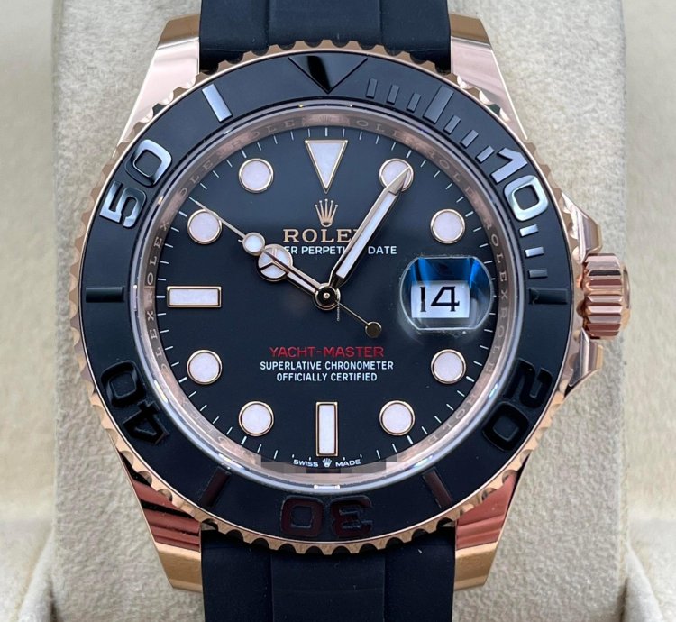 Rolex Yacht-master 40 40mm Rose Gold Oysterflex 126655 Unworn 2024