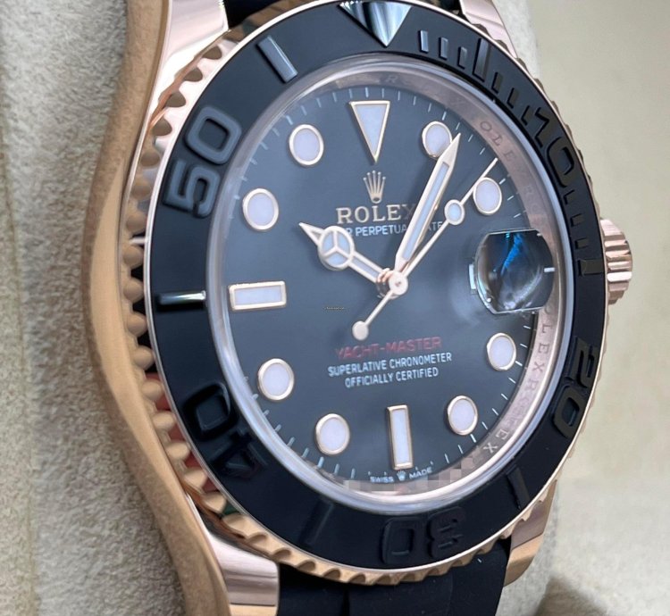Rolex Yacht-master 40 40mm Rose Gold Oysterflex 126655 Unworn 2024