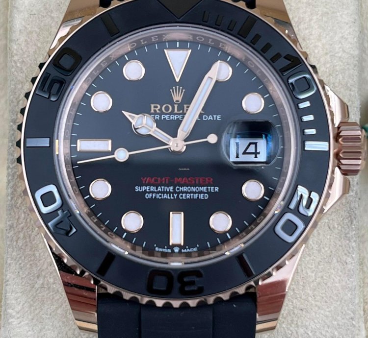 Rolex Yacht-master 40 40mm Rose Gold Oysterflex 126655 Unworn 2024