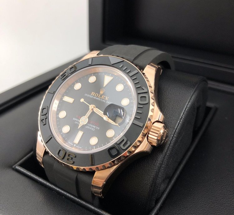 Rolex Yacht-master 40 Basel One Yacht-master 40mm 126655 Rubber Rose Gold