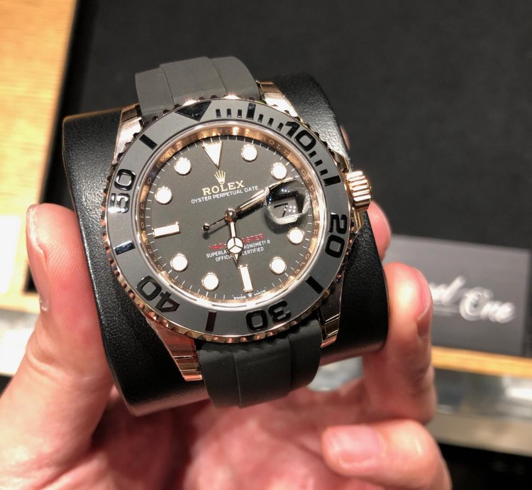 Rolex Yacht-master 40 Basel One Yacht-master 40mm 126655 Rubber Rose Gold