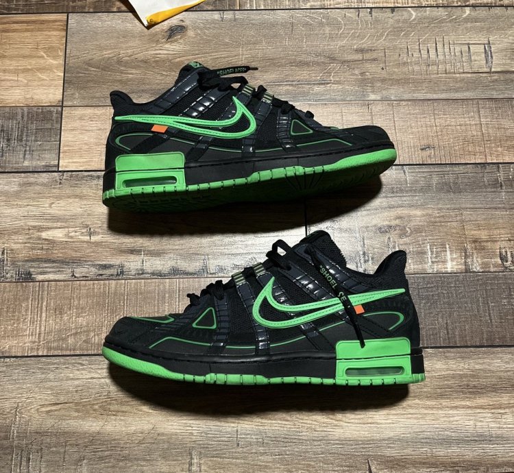 Nike Off-white Rubber Dunk Green Strike