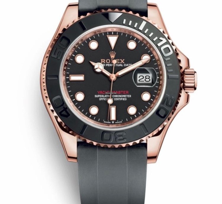 Rolex Yacht-master 40 Basel One Yacht-master 40mm 126655 Rubber Rose Gold