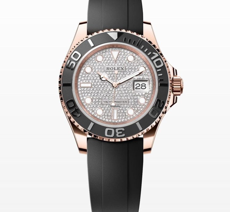 Rolex Yacht-master 40 Diamond Paved Dial Unworn