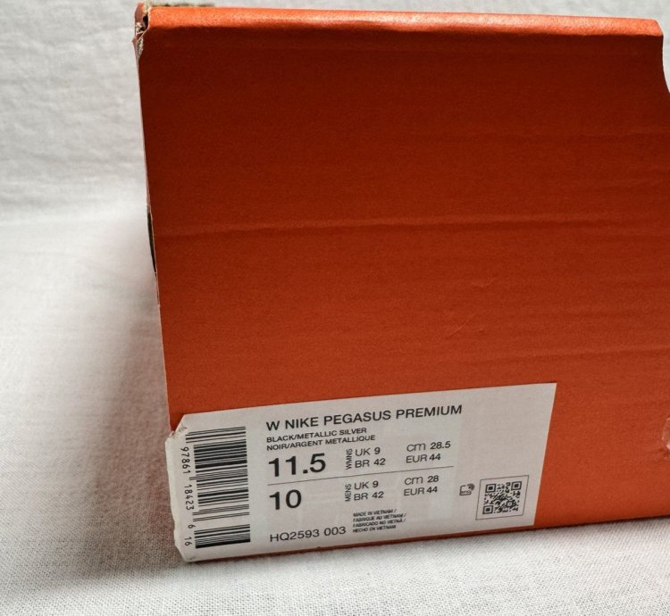 Nike Pegasus Premium Black Bright Sz 10m 11 5w
