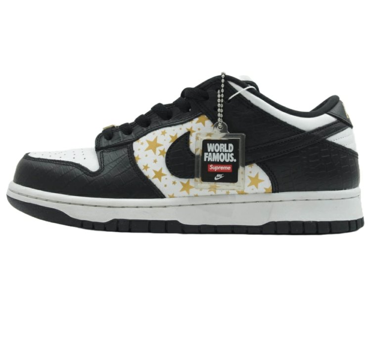 Supreme Nike Sb Dunk Low Og Qs Gold Stars