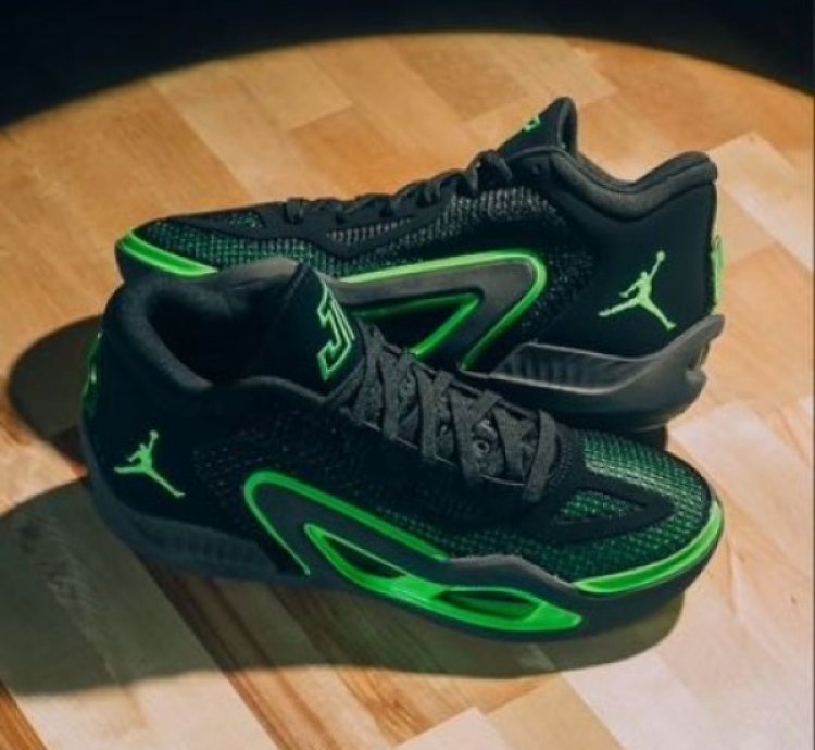 Nik E Air Jordan 1 Tatum Home Town Basketball Sneakers