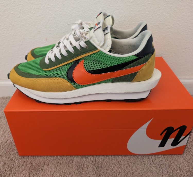 Nike Sacai Ld Waffle Green Gusto