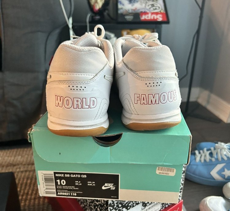 Supreme Nike Sb Gato White