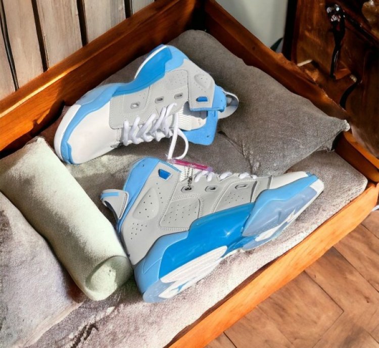 Nik E Air Jordan 6 17 23 Multi Total Blue Basketball Sneakers