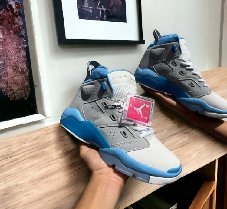 Nik E Air Jordan 6 17 23 Multi Total Blue Basketball Sneakers