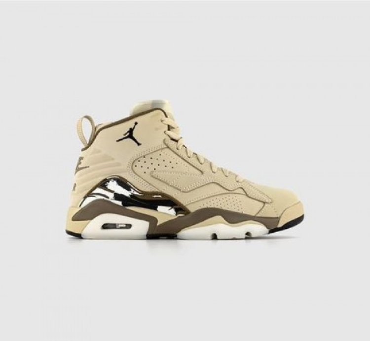 Nik E Air Jordan Gold Shadow Brown Basketball Sneakers