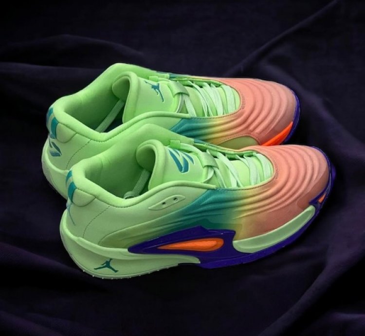 Nik E Air Jordan Luka 3 Vapor Green Basketball Sneakers