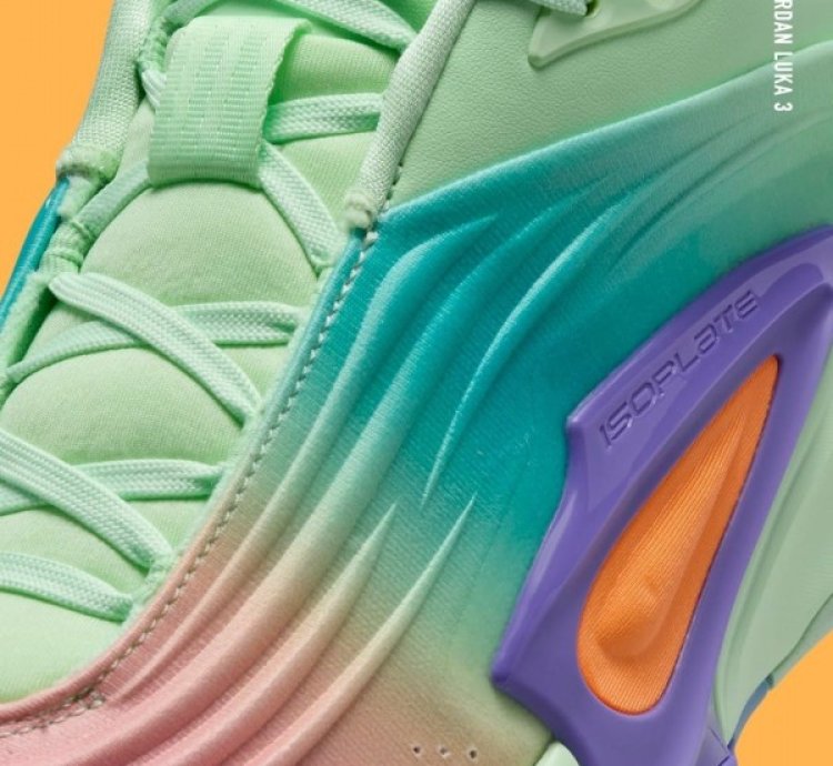 Nik E Air Jordan Luka 3 Vapor Green Basketball Sneakers
