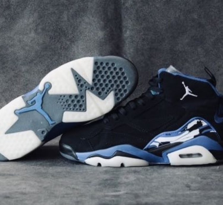 Nik E Air Jordan Mvp Black Royal Basketball Sneakers