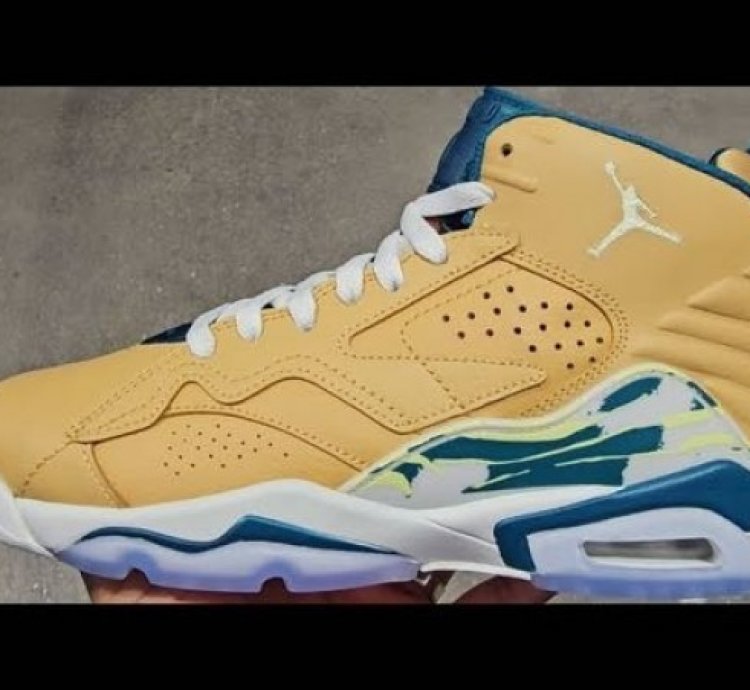 Nik E Air Jordan Mvp Gs Twine Geode Teal Basketball Sneakers