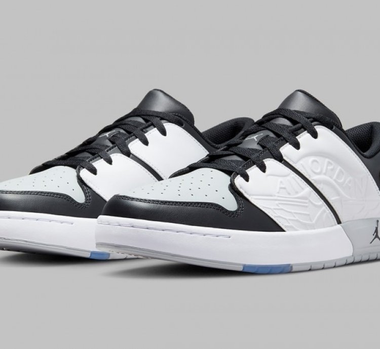 Nik E Air Jordan Nu Retro 1 Low Black Light Smoke Grey Sneakers