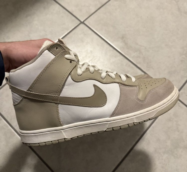 Nike Sb Dunk High White Khaki 2006 Size 12m