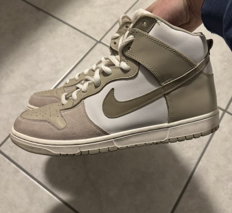 Nike Sb Dunk High White Khaki 2006 Size 12m