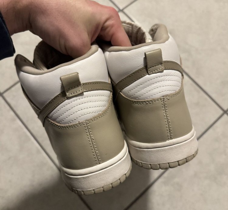 Nike Sb Dunk High White Khaki 2006 Size 12m