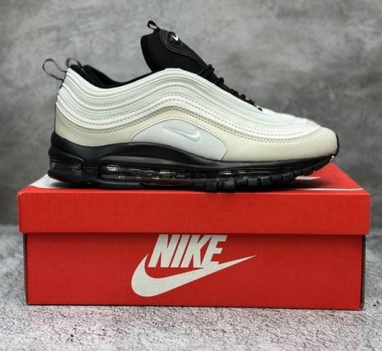 Nik E Air Max 97 Light Bone Sneakers Semi Ua