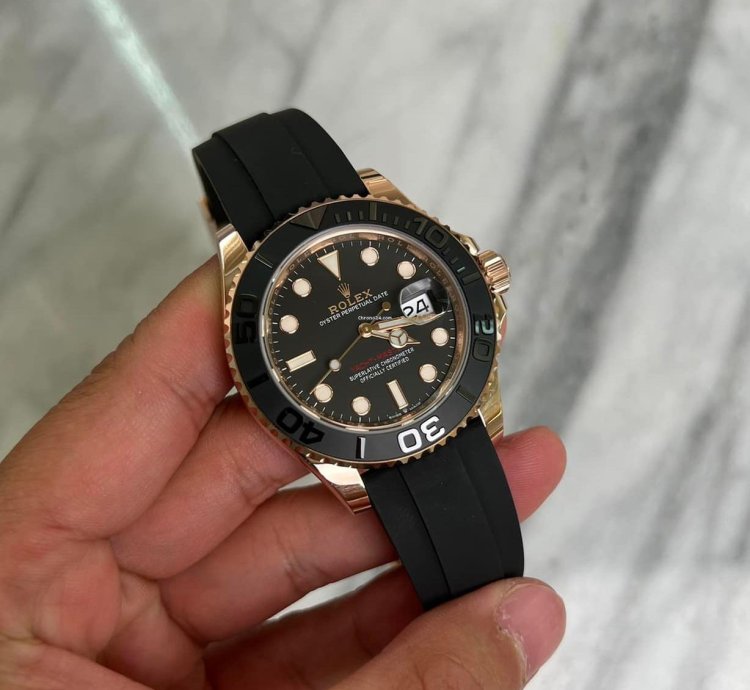 Rolex Yacht-master 40 Rose Gold Oysterflex Bnib 2024
