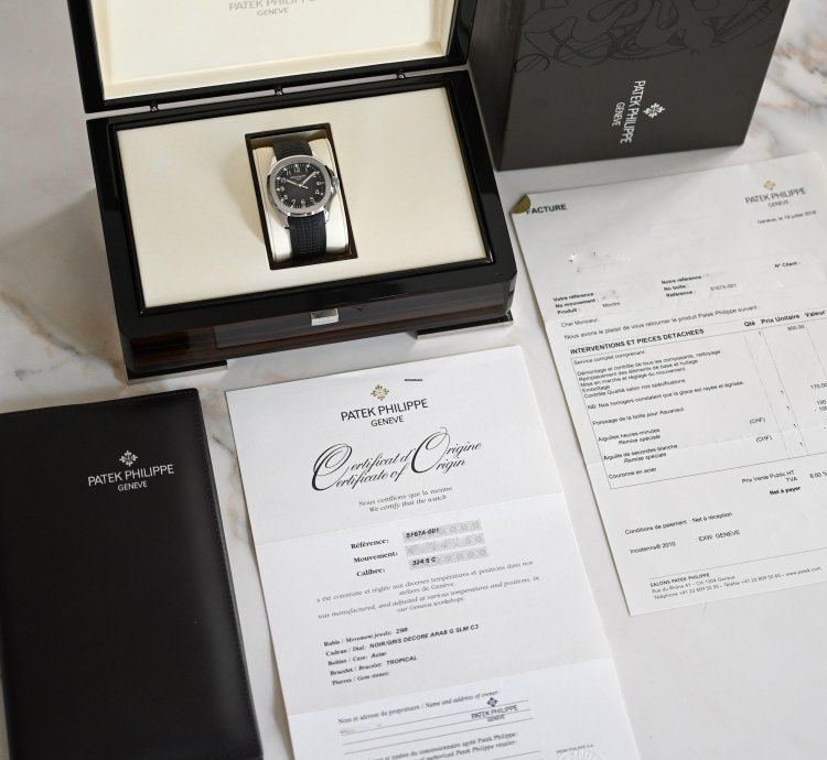 Patek Philippe Aquanaut Full Set Service