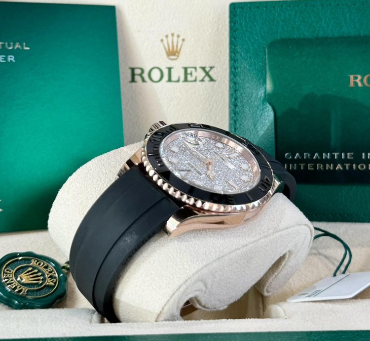 Rolex Yacht-master 40 Rose Gold Oysterflex Diamond Dial 2023