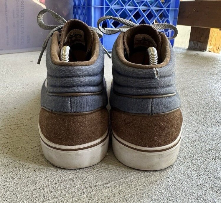 Sz 10 Nike Sb Zoom Stefan Janoski Mid Brown Navy 443095-422