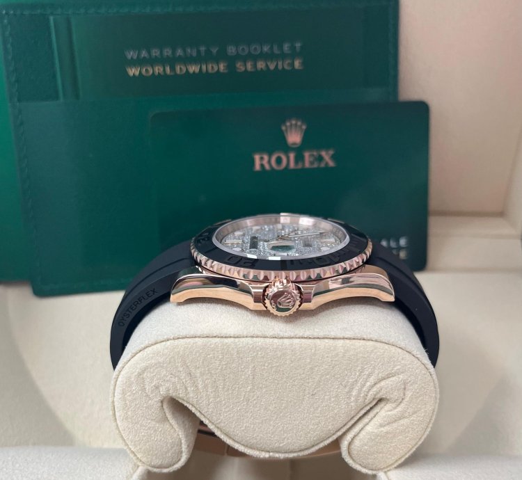 Rolex Yacht-master 40 Rose Gold Pave Diamond Dial 126655